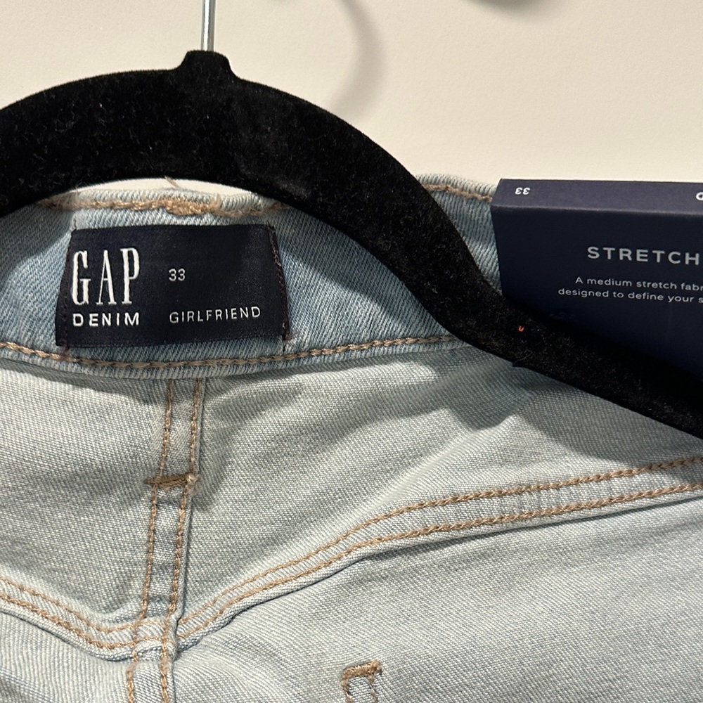 GAP Light Blue Denim Girlfriend Jeans